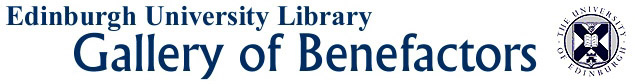 Gallery of Benefactors - Edinburgh University Library