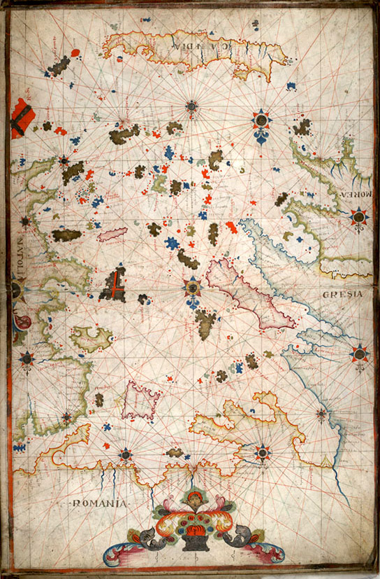 Oliva, Franciscus, Portolano Chart