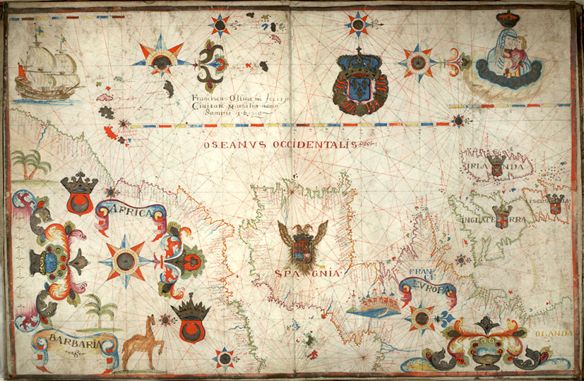 Oliva, Franciscus, Portolano Chart