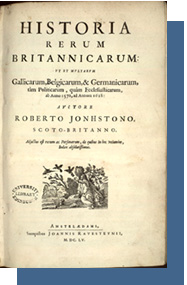 Historia Rerum Britannicarum 1572-1628 - Engraved title page 