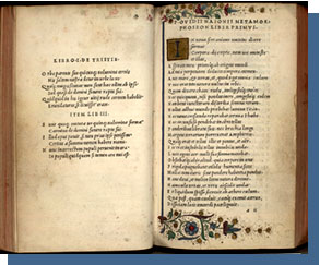 Ovidius Naso, Publius - Opening of Book 1 with decoration